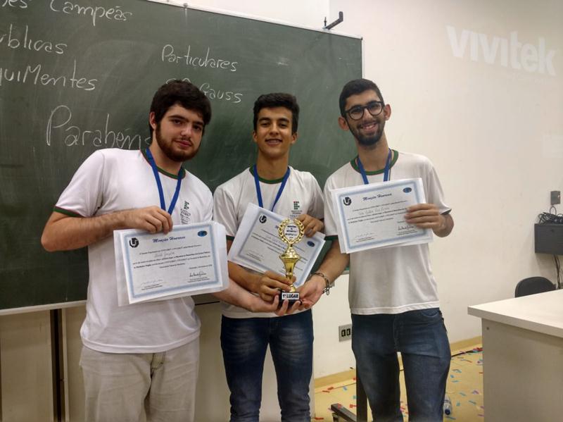 Alunos do IFTM Campus Patrocínio se classificam para a 2ª etapa da